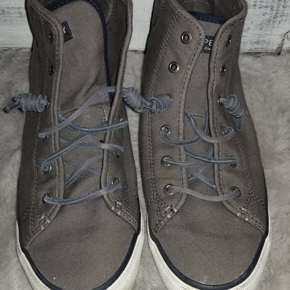 Gray High-top Sperry's NWOT - Picture 2 of 2